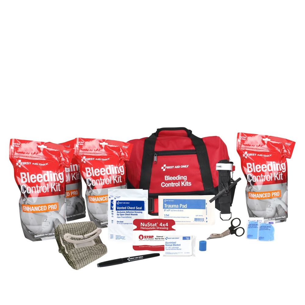 First Aid Only Bleeding Control Multiple Victim Bag ;