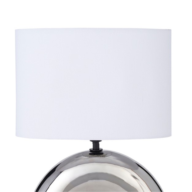 Silver Chrome Metal Arch Table Lamp