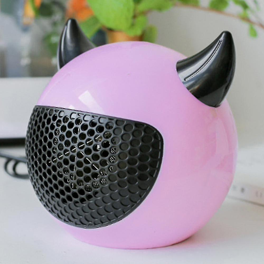 Little Devil Horn Electric Heater For Home Fan Foot Warmer Portable Space Heater