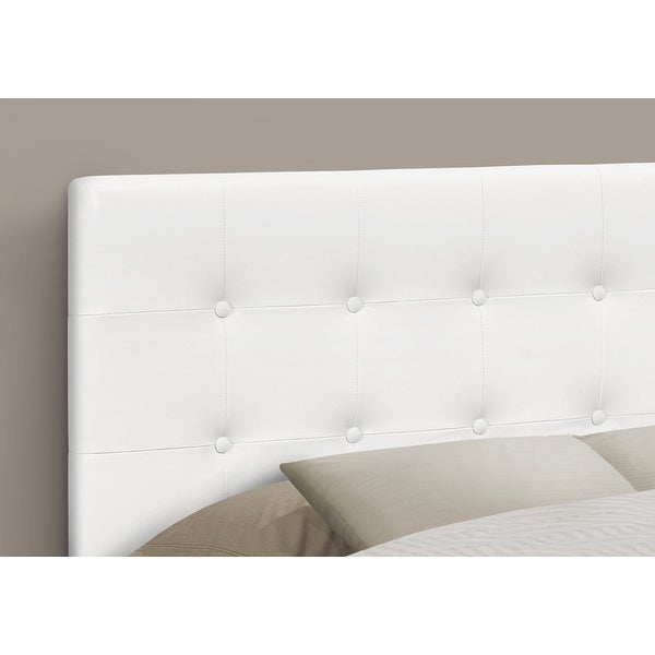 Bed， Headboard Only， Full Size， Bedroom， Upholstered Pu Leather Look， Transitional - - 31784653