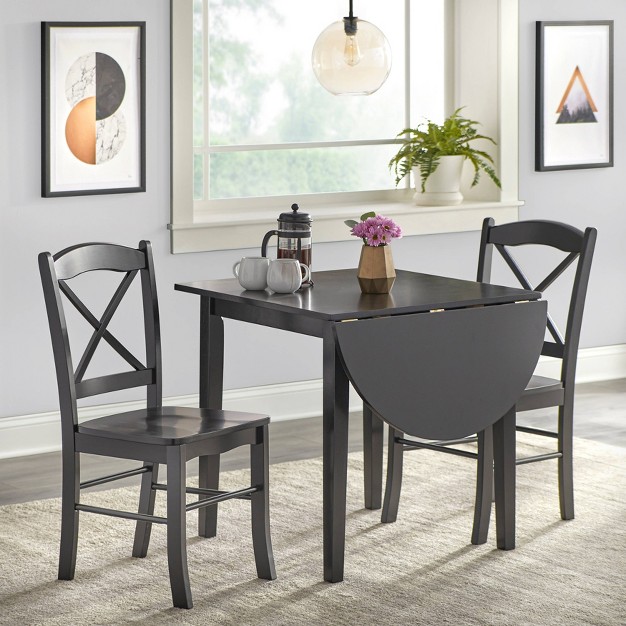 3pc  Extendable Dining Table Set Buylateral