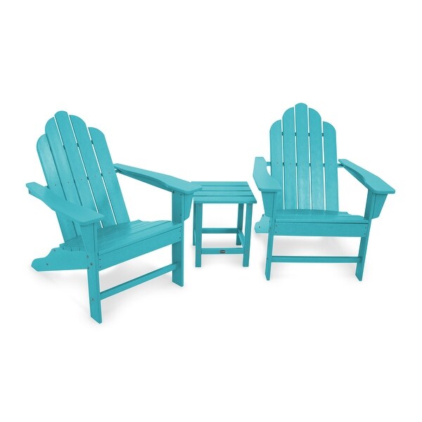 POLYWOOD Long Island Adirondack Chair 3Piece Set