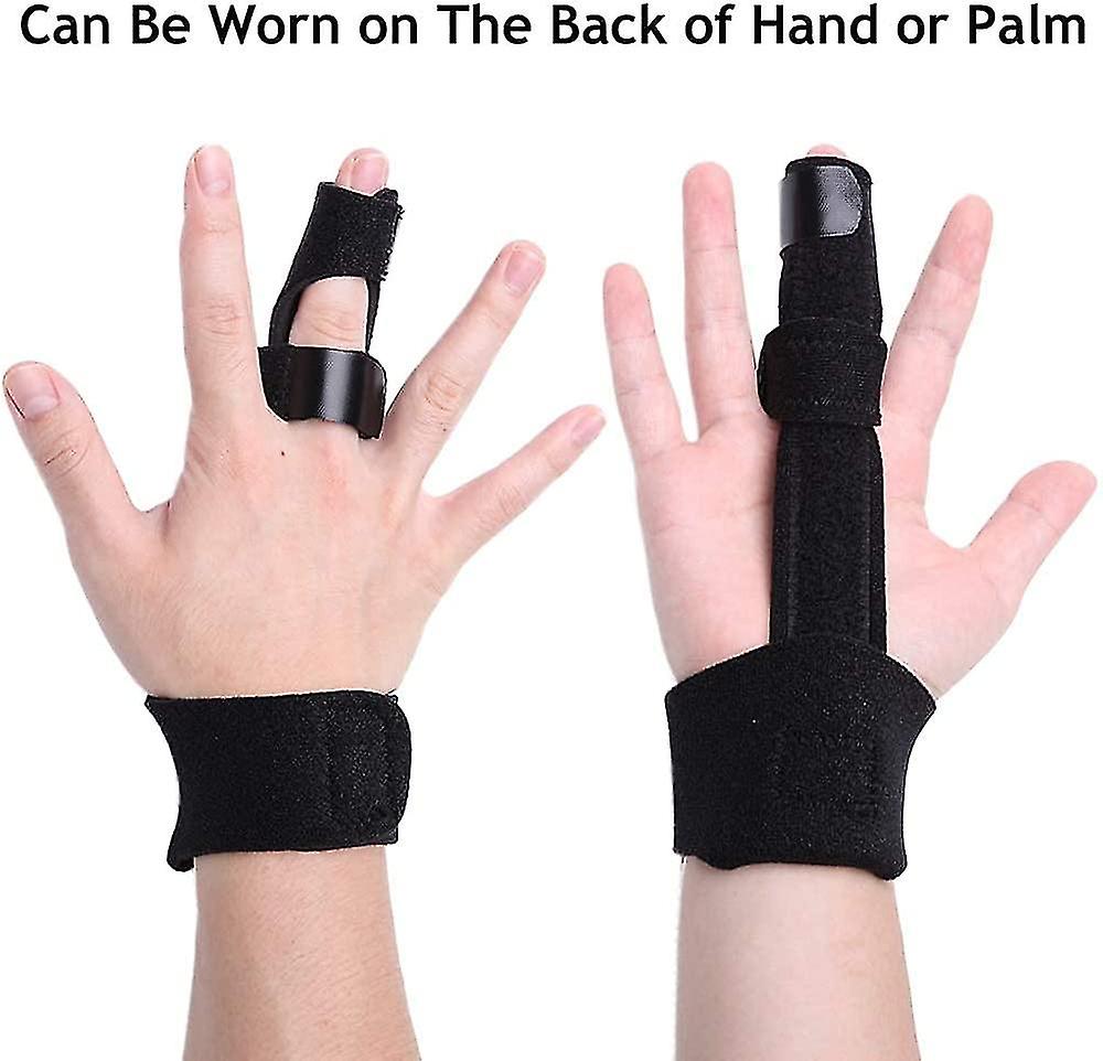 Finger Splint，removable Finger Brace For Any Finger， Suopport For Finger Discomfort Relief， Sprains， Mullet Injury