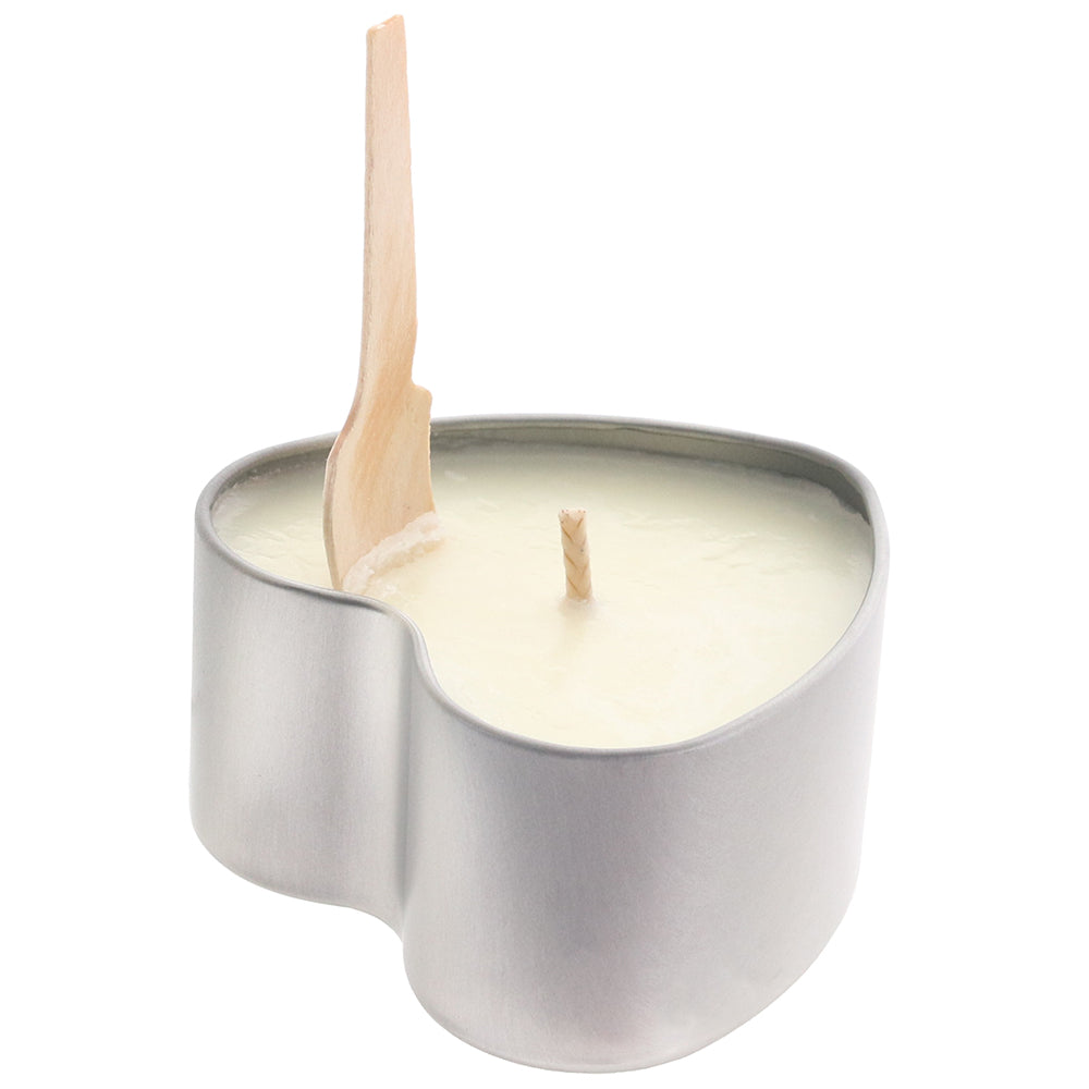 3-In-1 Massage Heart Candle 4oz in Cupid's Cuddle