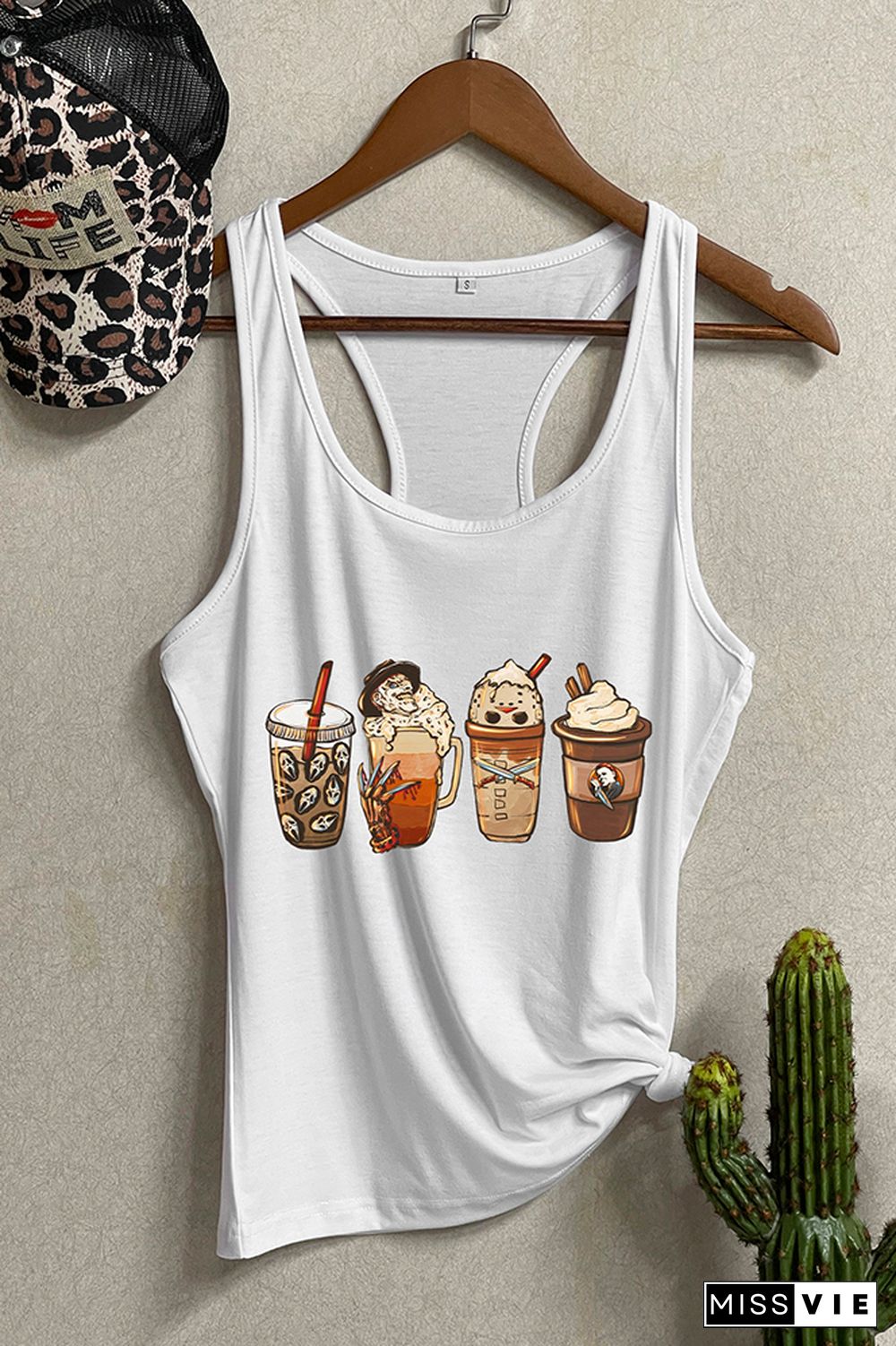 Halloween Coffee Sleeveless Tank Top Wholesale