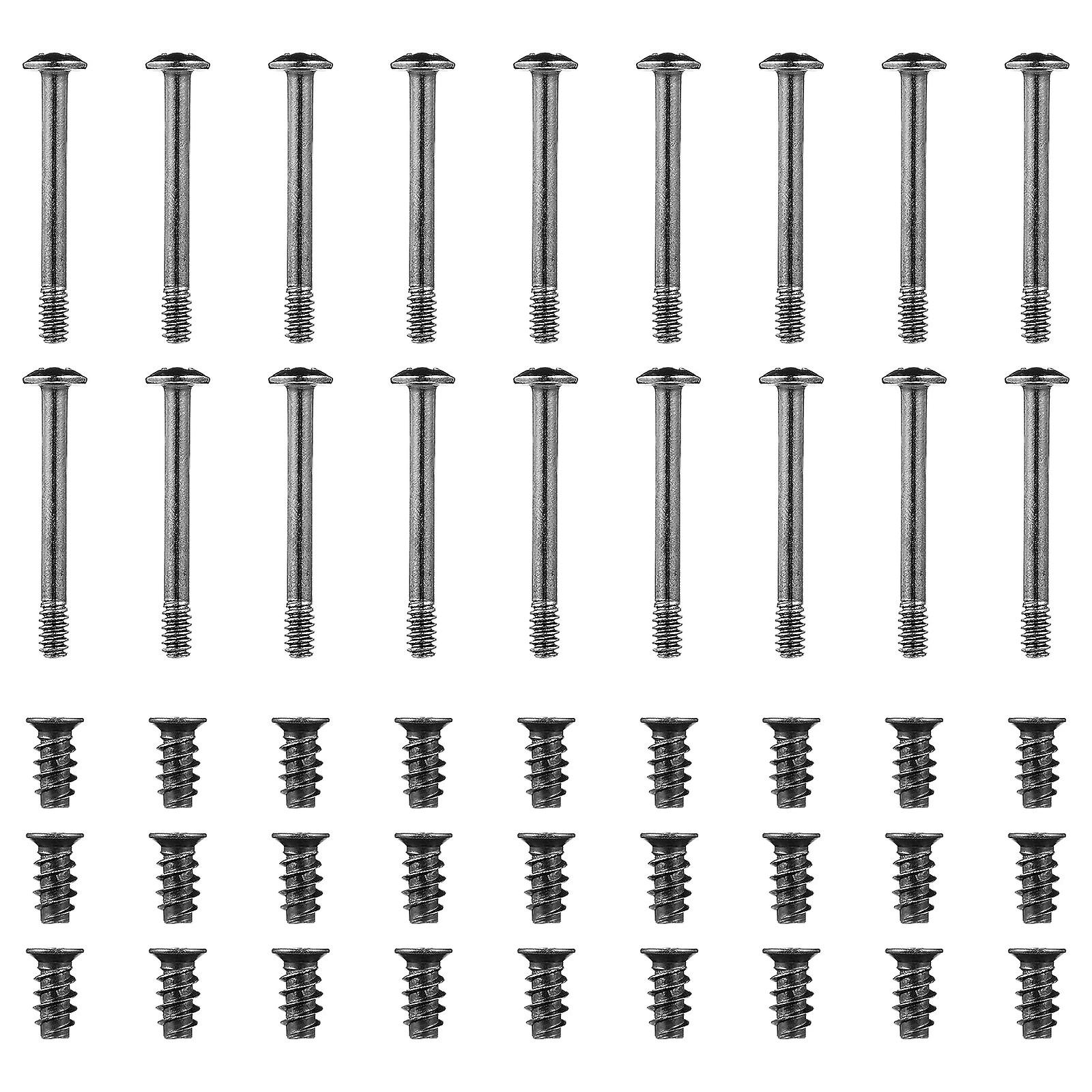 60pcs Carbon Steel Screws Computer Case Fan Screws Long And Short Screws Set Cooling Fan Screws