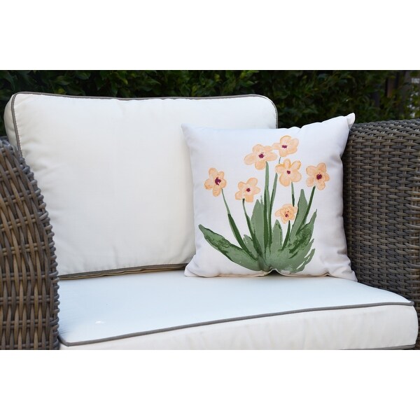 16 x 16 inch Pretty Little Flower Outdoor Pillow