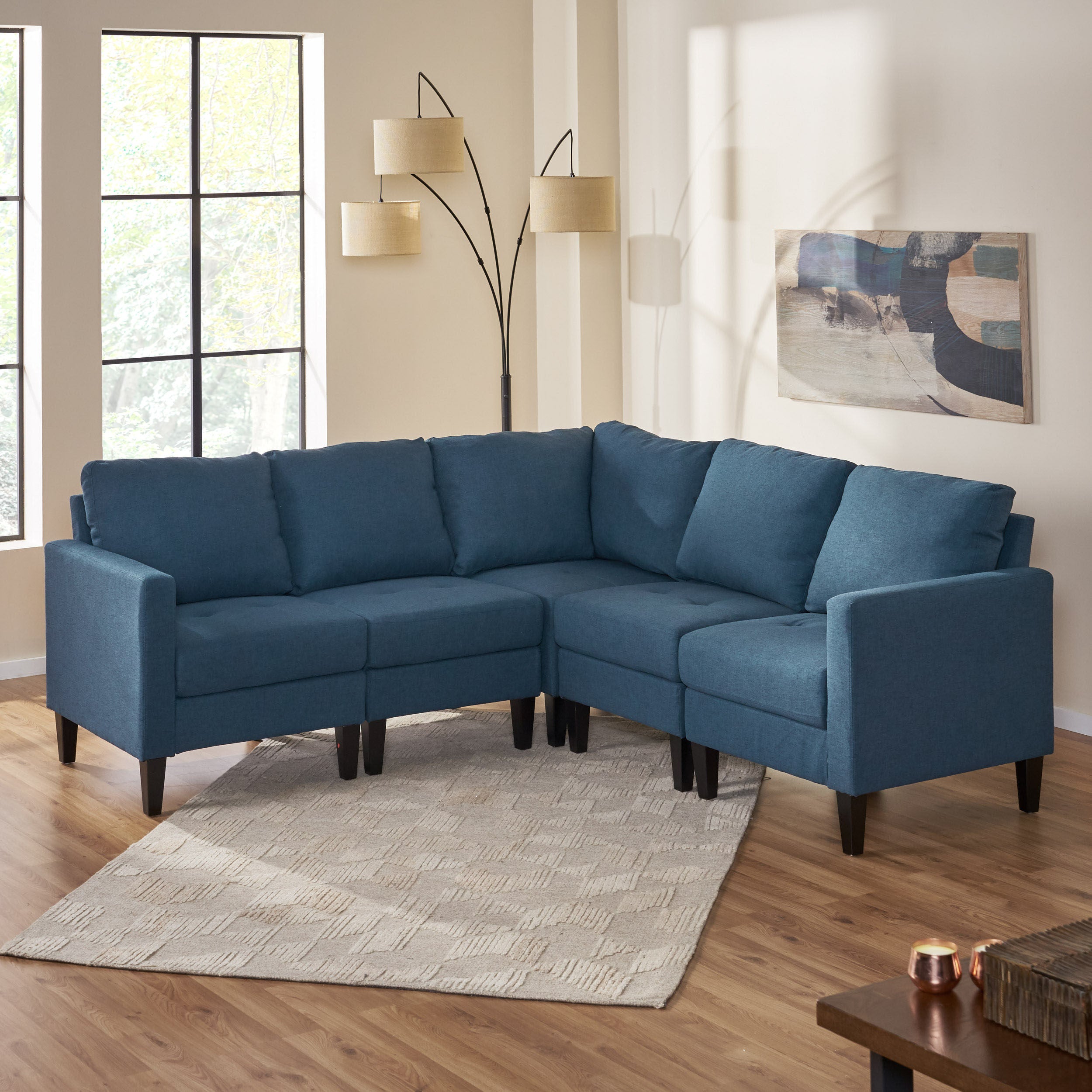 Bridger Fabric Sectional Couch