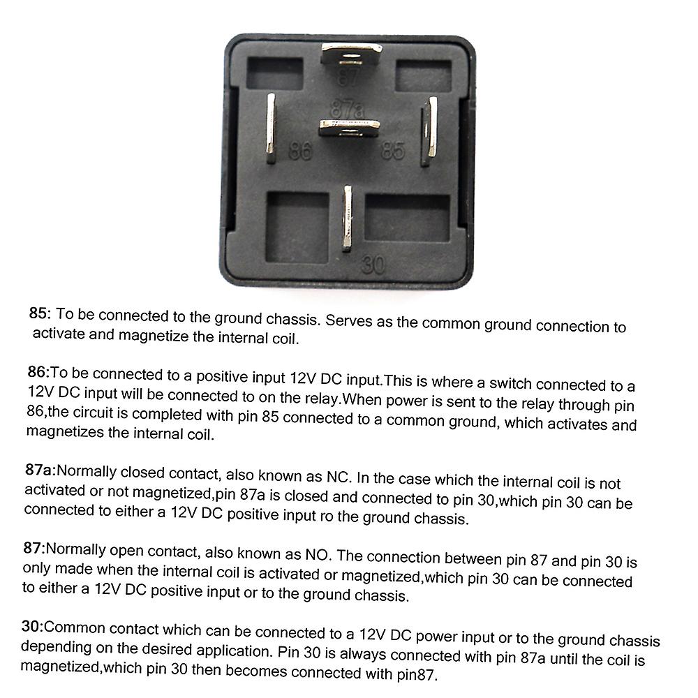 12-slot Relay Box， Set Of Terminals(show In Picture)，6 Pcs Relays，6 Pcs Standard Fuses