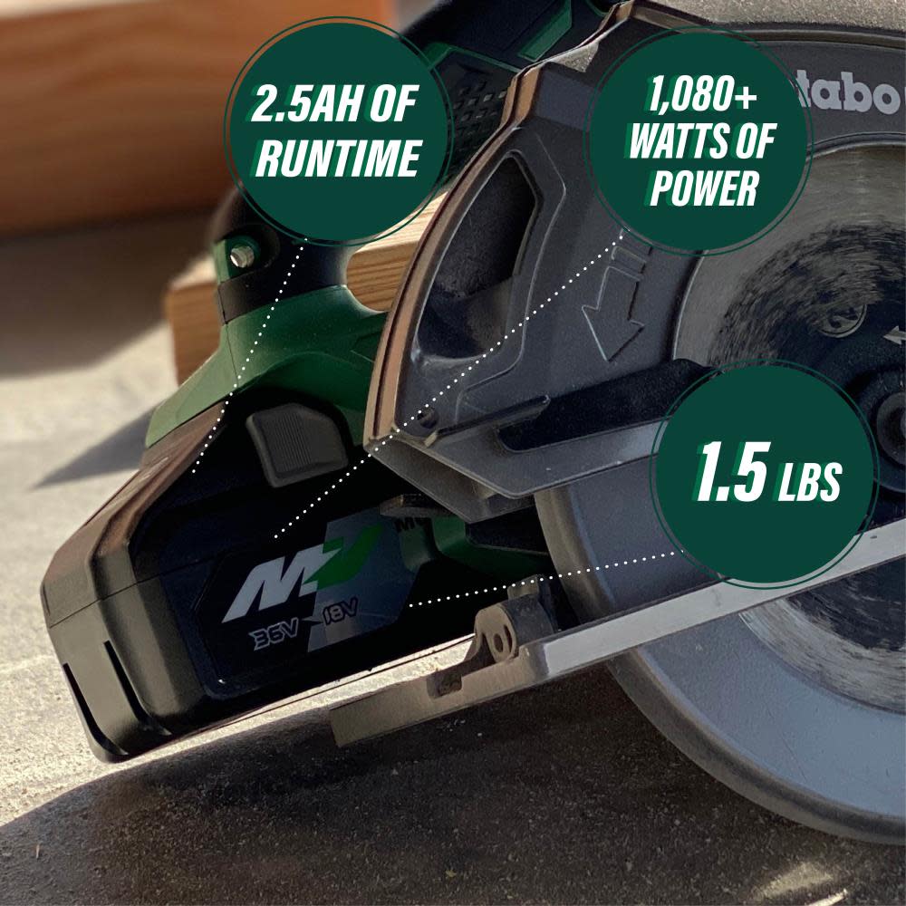 36V and 18V MultiVolt™ Battery (36V 2.5Ah and 18V 5.0Ah) ;