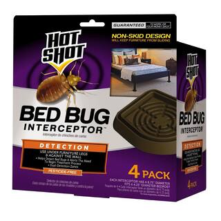 Hot Shot Bed Bug Interceptor Pesticide-Free Bed Bug Detection (4-Count) HG-96319-1