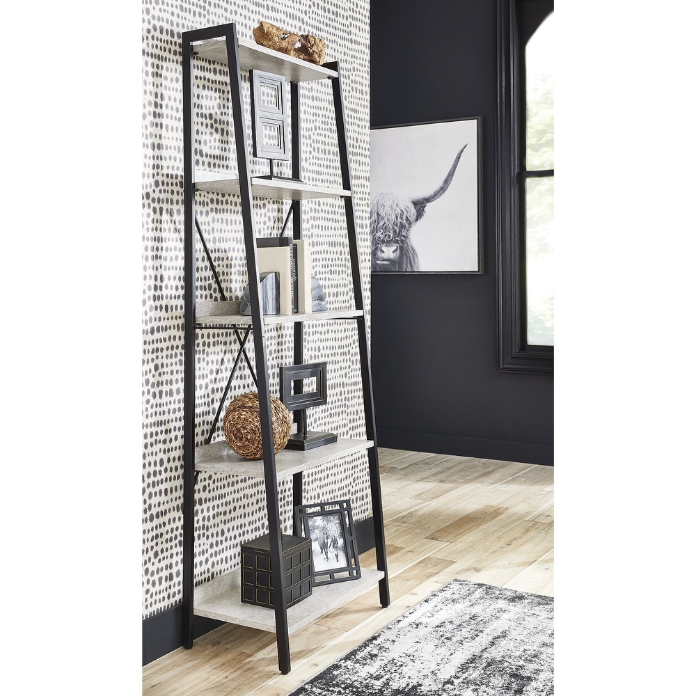 Ashley Furniture Lazabon Black/Gray Bookcase   23\