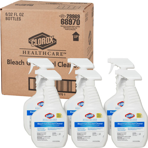 Clorox Bleach Germicidal Cleaner - Ready-To-Use Spray - 32 fl oz (1 quart) - Bottle - 1 Each | CLO68970EA