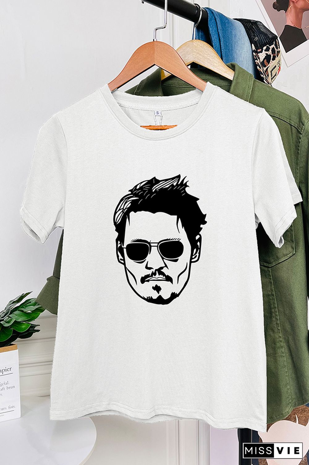 Johnny Depp Trial Graphic T-Shirt Wholesale