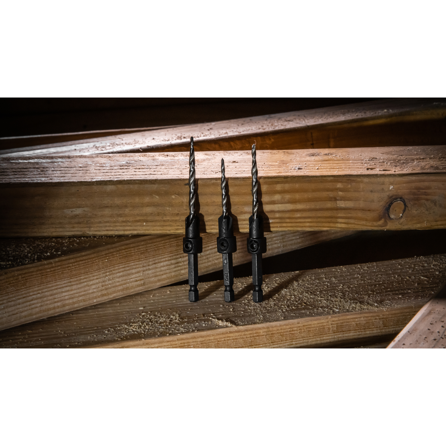 DW Rapid Load #6， #8 and #10 Steel Countersink Set 3 pc