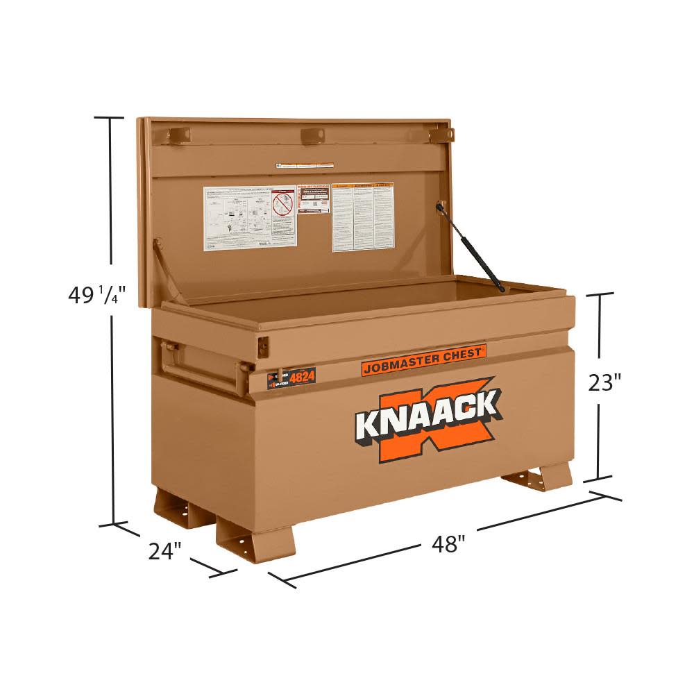 24-in W x 48-in L x 28.25-in Steel Jobsite Box ;