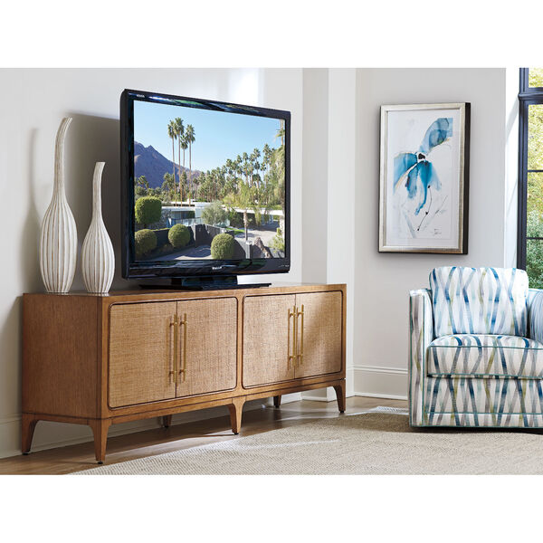 Palm Desert Tan Sierra Madre Media Console