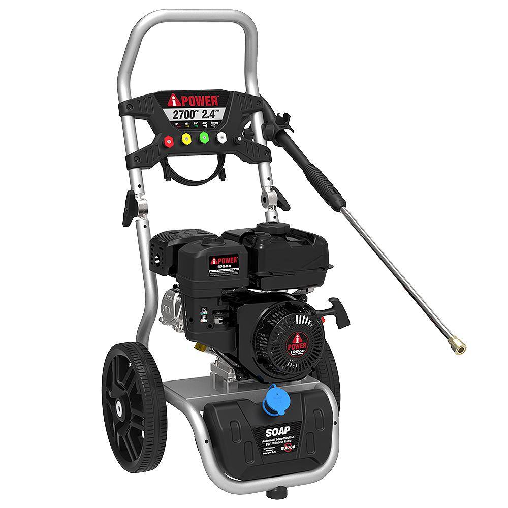 A-iPower 2700 PSI 2.4 GPM Cold Water Gas Pressure Washer PWF2700SH