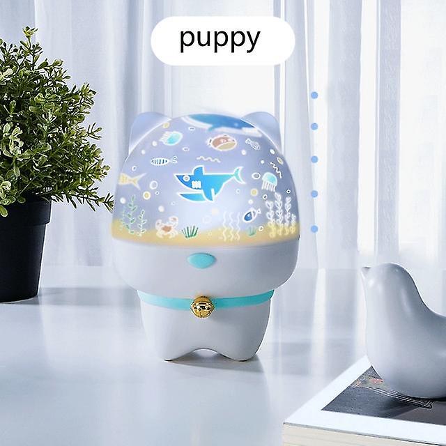 Cute Pet Starry Sky Projection Lamp Romantic Starry Sky Scene Atmosphere Pat Light Usb Charging Creative Led Table Lamp