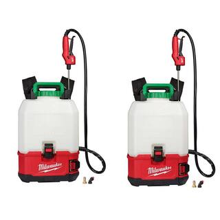 MW M18 18-Volt 4 Gal. Lithium-Ion Cordless Switch Tank Backpack Pesticide Sprayer Combo Kit Set (2-Tool) 2820-20PS-2820-20PS