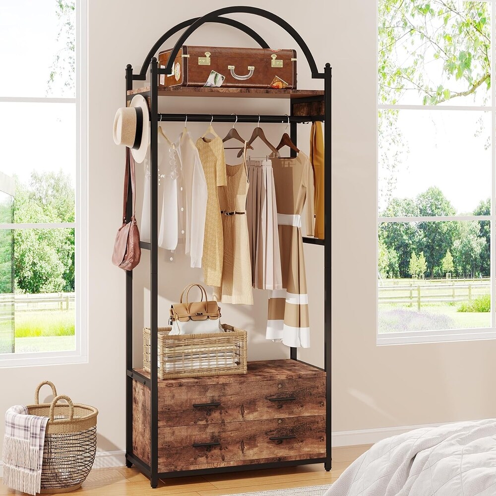 Clothes Rack Closet Organizer  76.8\