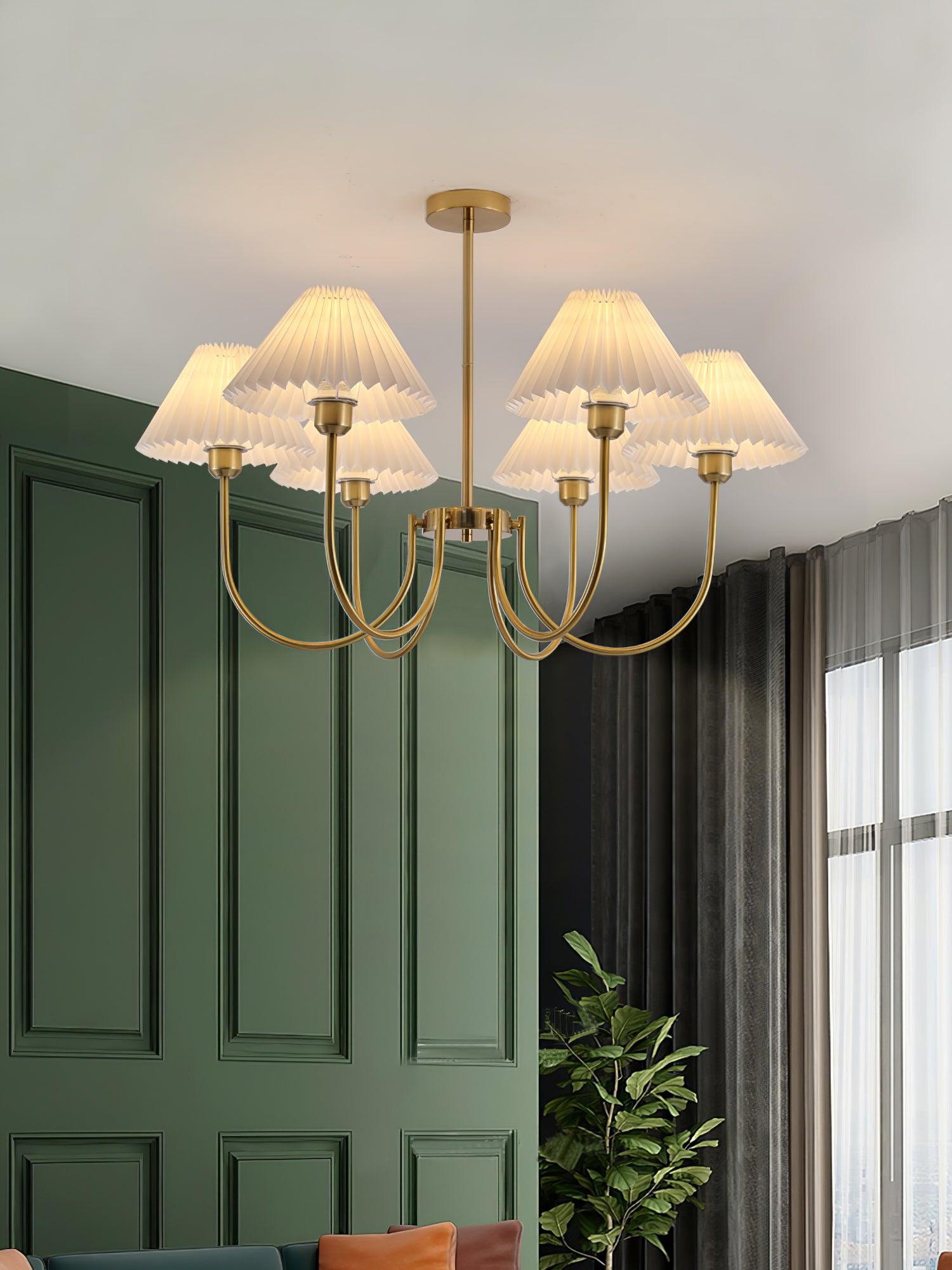 Lenore Pleated Chandelier