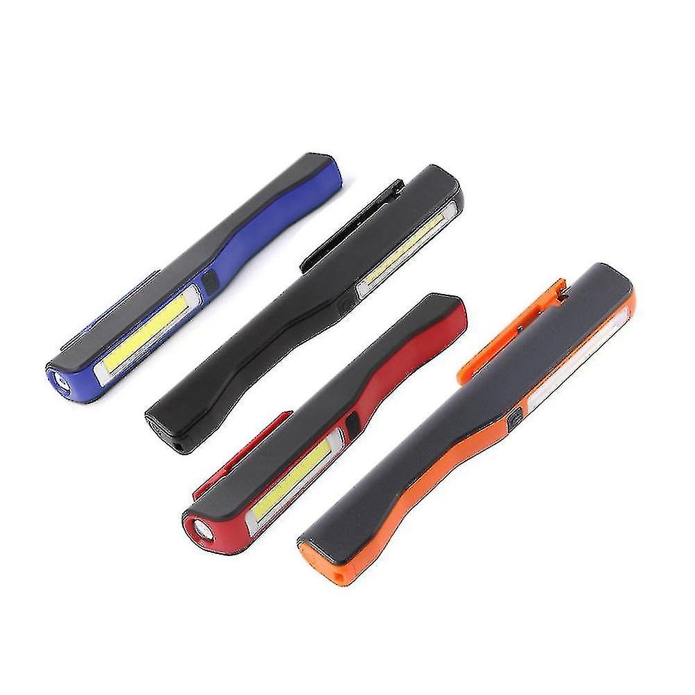 Mini Pen Type Cob Led Flashlight Multifunction Torch Light Magnetic Working Inspection Lamp Usb Char