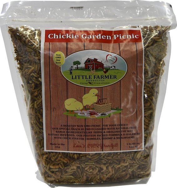 Little Farmer Products Chickie Picnic Chicken Treats， 3-lb bag