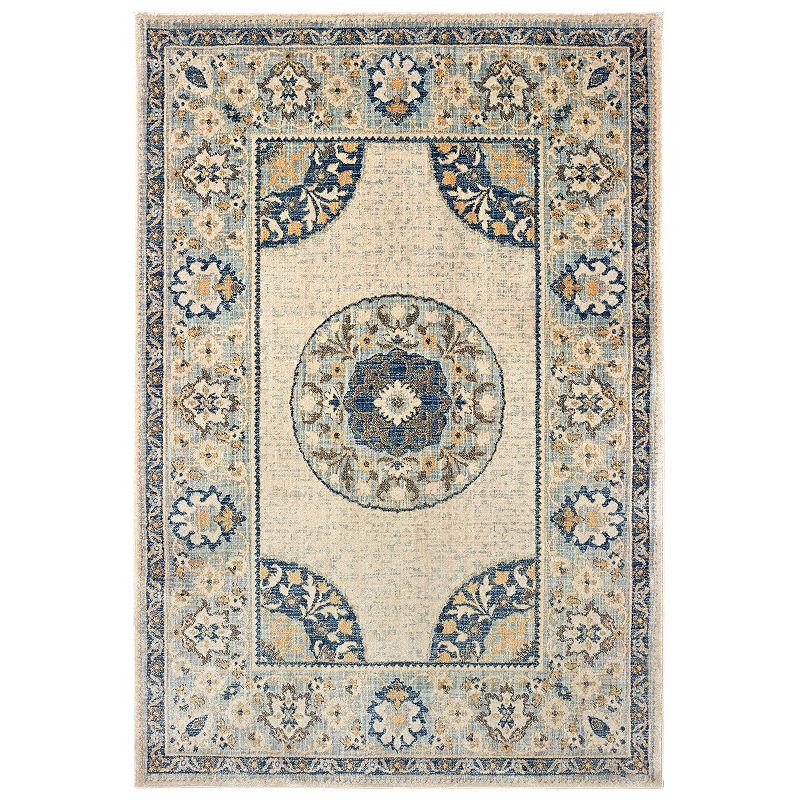 StyleHaven Perla Floral Medallion Rug