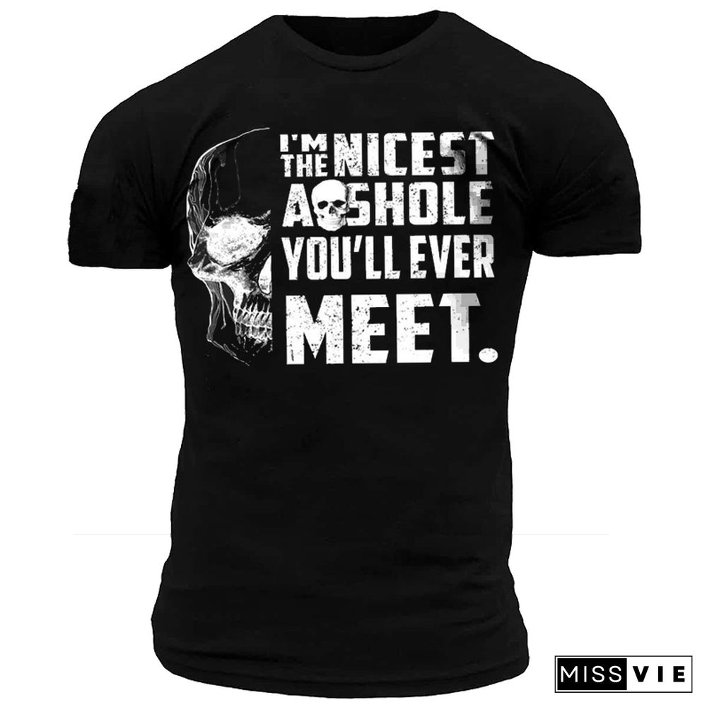 I'M The Nicest Men's Printed T-Shirt