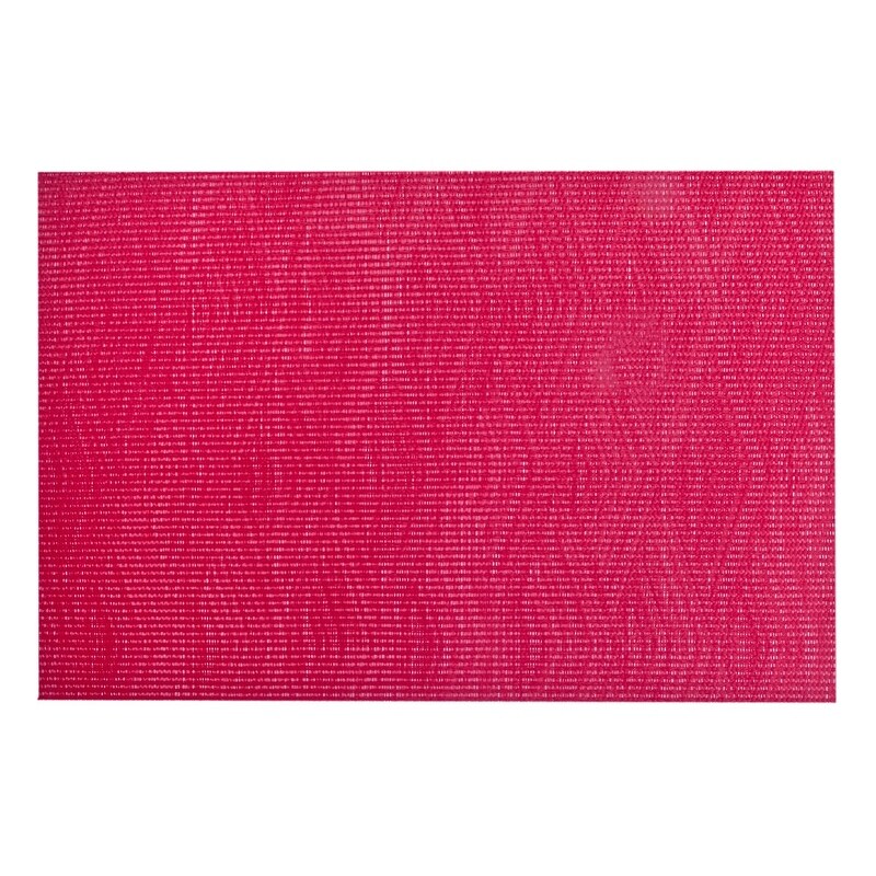 Vinyl Placemat (remi) (red)   Set Of 12