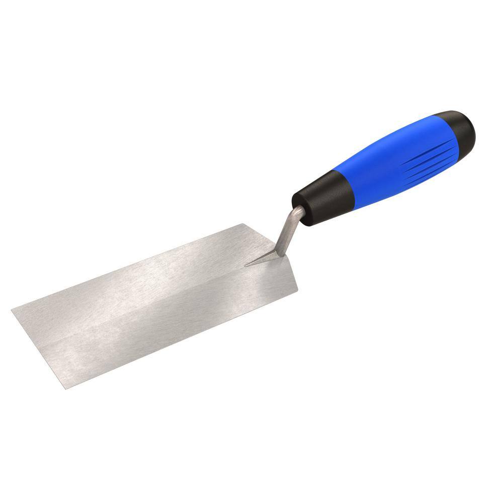 Bon Tool 8 in. x 2 in. Pro Carbon Steel Margin Trowel - XL Comfort Grip Handle 11-934