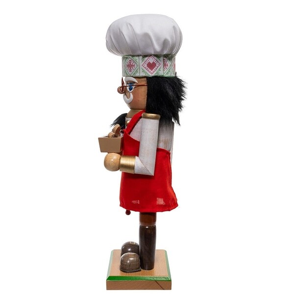 Kurt Adler 15Inch Wooden Chef Nutcracker