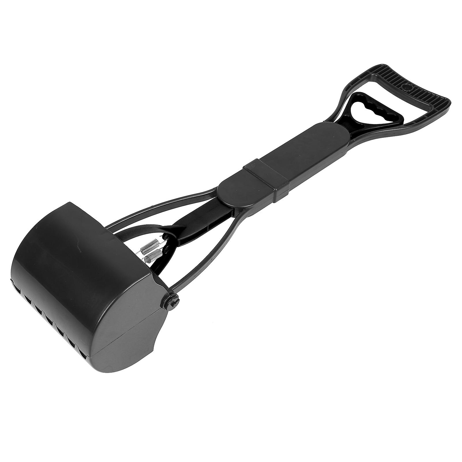 Pet Pooper Long Handle Jaw Poop Scoop Clean Pick Up Dog Cat Waste Picker Cleaning Toolblack