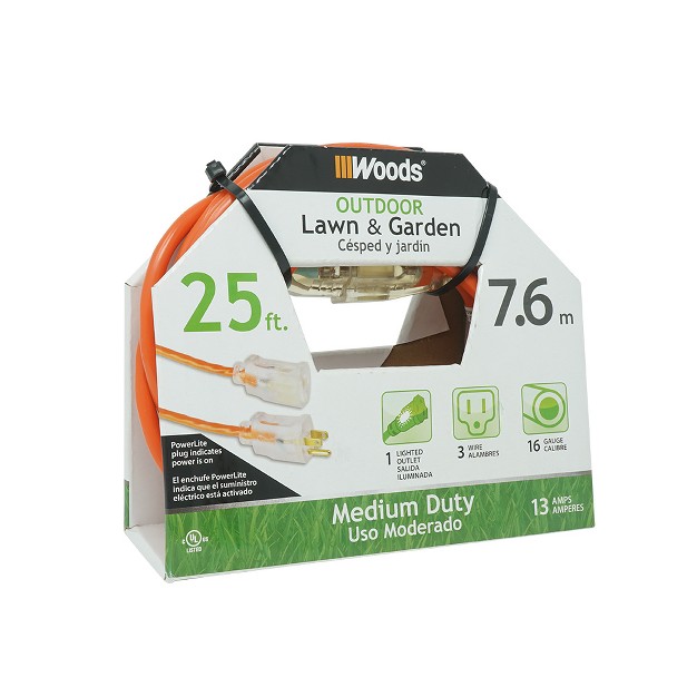 Woods 25 x27 Extension Cord