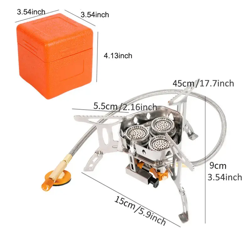 Windproof Gas Burner Stove Portable Gas Stove Outdoor Folding Outdoor Camping Stove Camping Kitchen