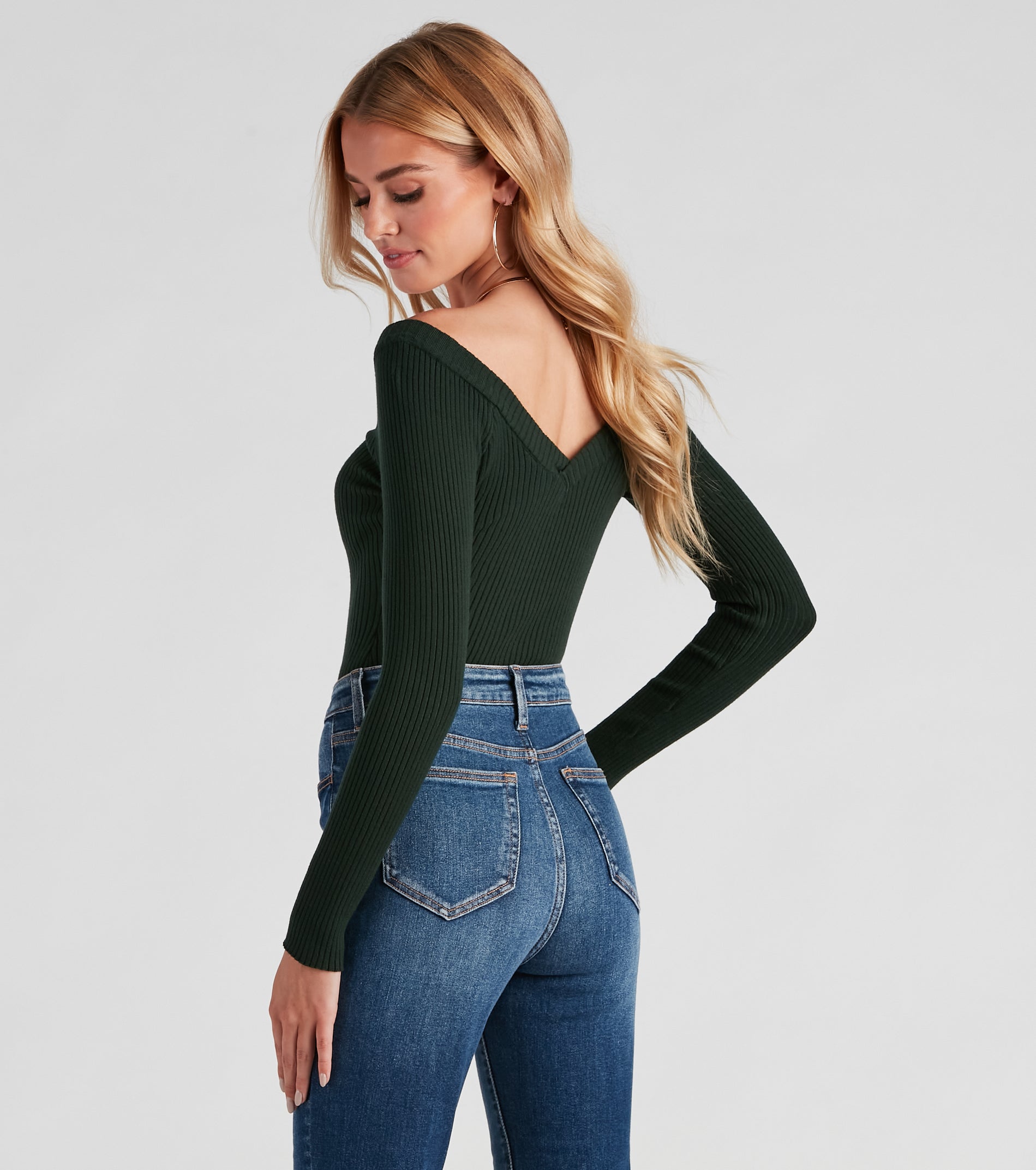 Basic Must-Have Ribbed Knit Bodysuit