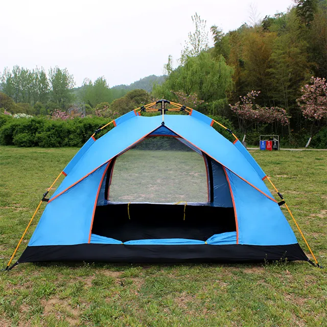 High Quality Pop Up Tent Straight Bracing Type Fold Camping Tent Person Hiking Camping Tent