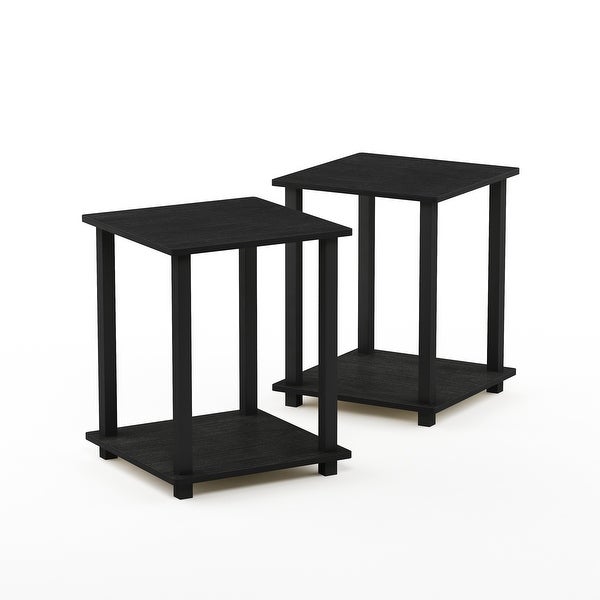 Porch and Den Rutherford Simplistic Square End Tables (Set of 2)