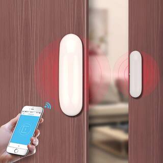 BAZZ Wireless Smart Home Wi-Fi Door Contact Sensor DOORWFW1