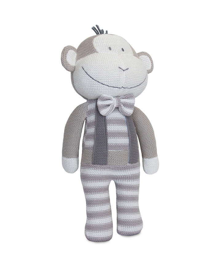 Living Textiles Knitted Plush Monkey Toy