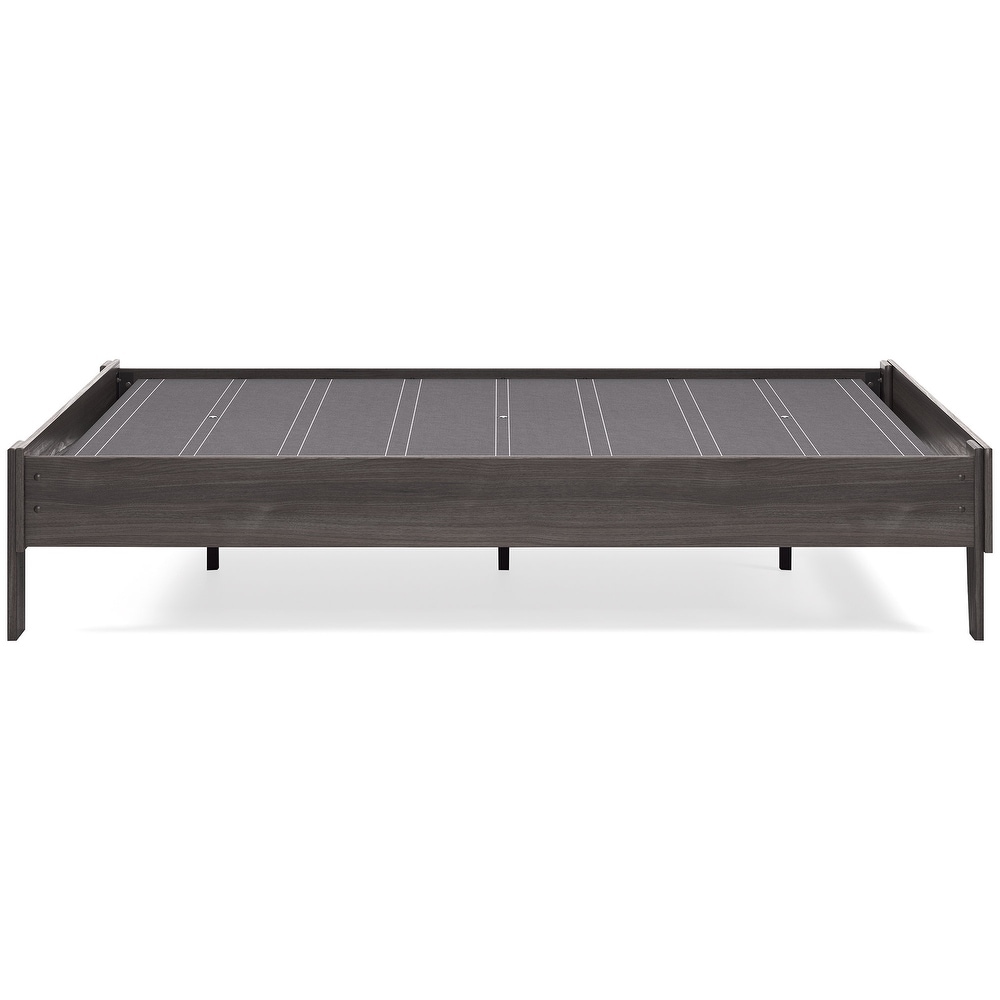 Signature Design by Ashley Brymont Dark Gray Platform Bed