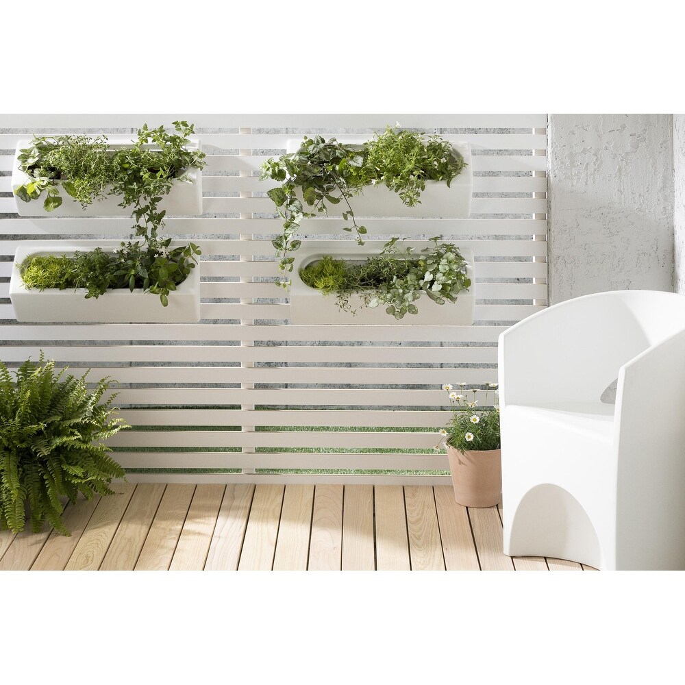 South Shore Dalya Outdoor Wall Planter   Set of 4