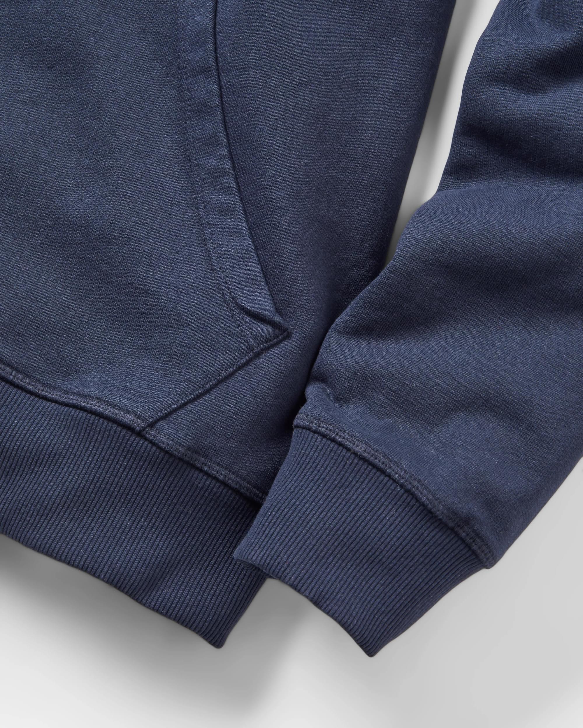 Pace Recycled Cotton Hoodie - Deep Navy