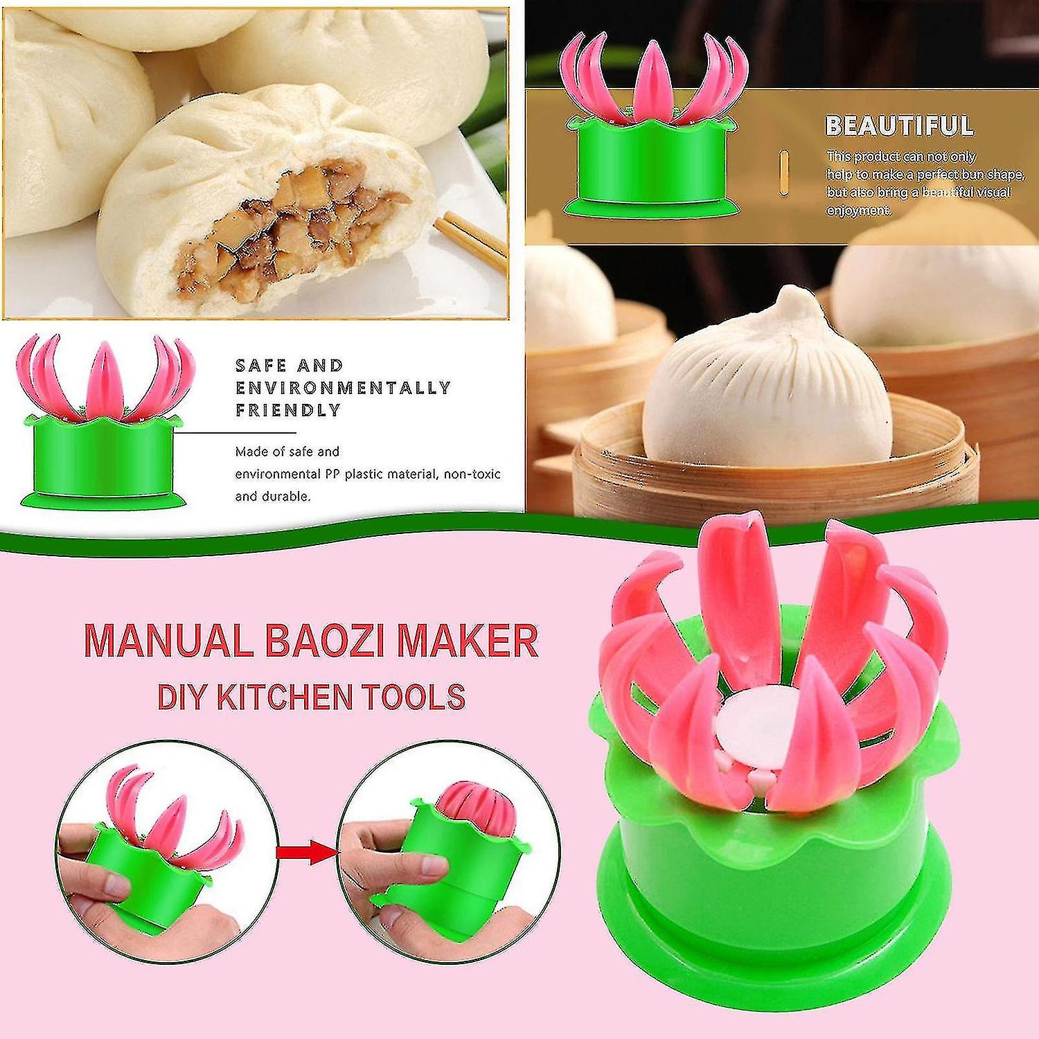 Diy Ravioli Bun Pie Steamed Stuffed Bun Dumpling Maker Mold Tools Dumpling Maker