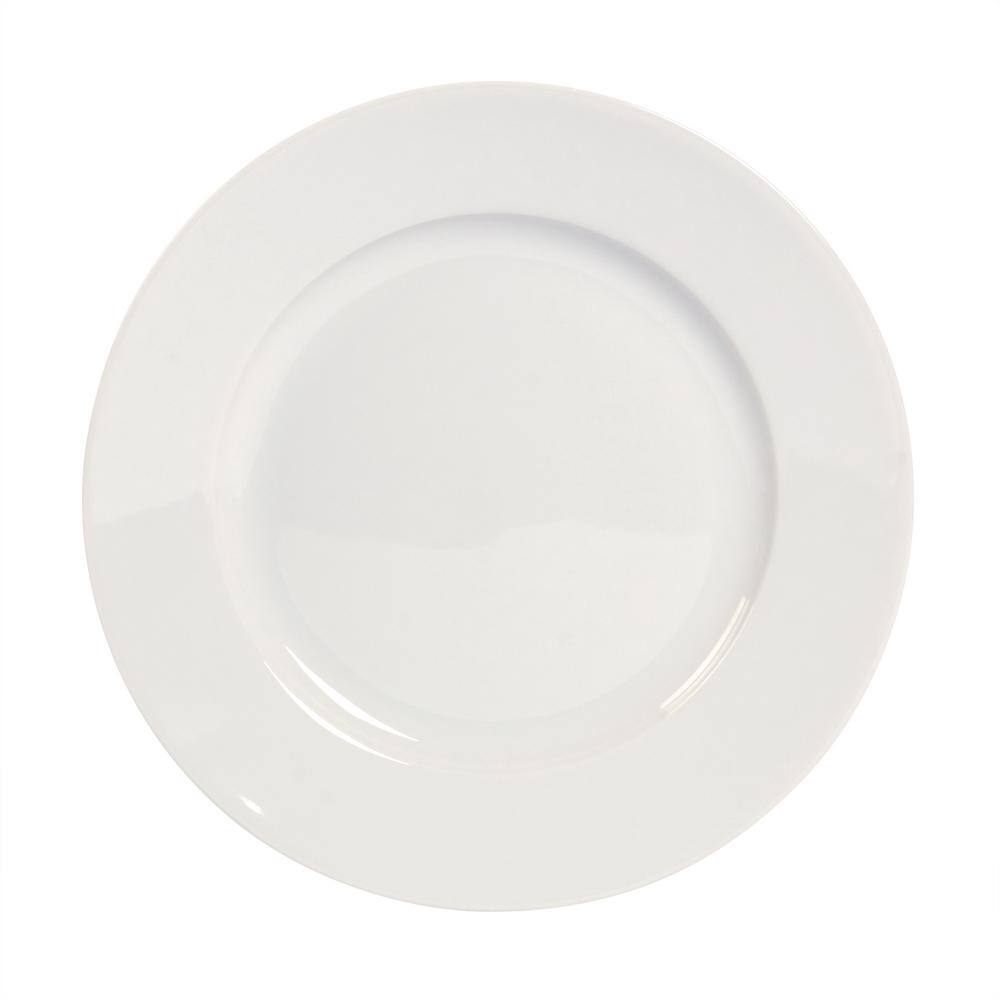 Tabletops Gallery 16-Piece Casual White Ceramic Dinnerware Set (Service for 4) TTU-U3680-EC