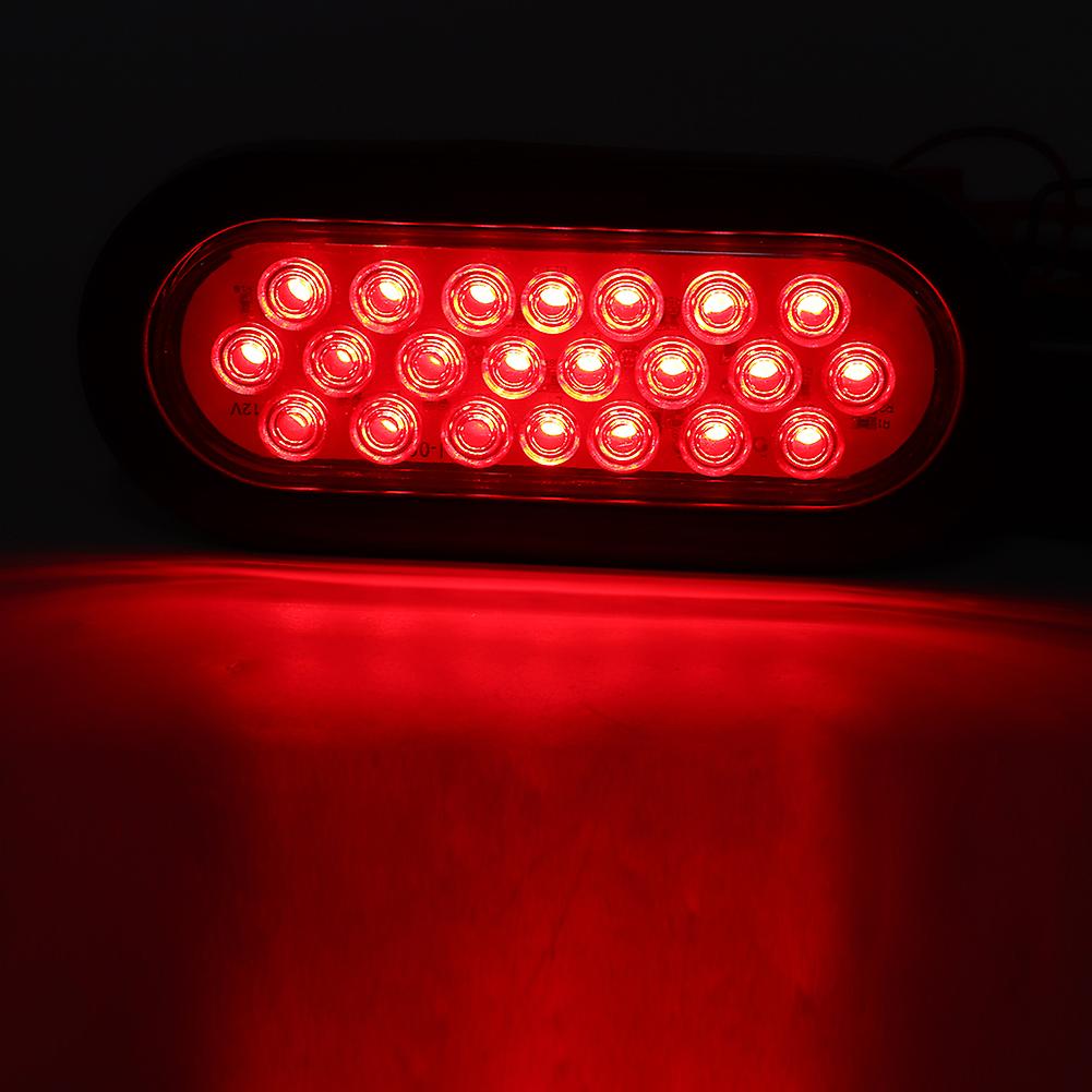 2pcs Trailers 22 Leds Oval Side Light Signal Rear Lamp Hl-j-006