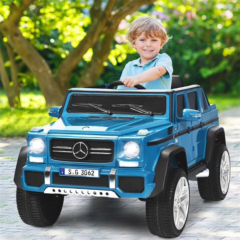 12V Mercedes-Benz Kids Electric Ride On Car Toy with Remote Control & Trunk 2 Motors