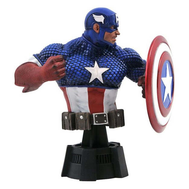 Diamond Select Marvel Captain America 6 Inch Resin Bust