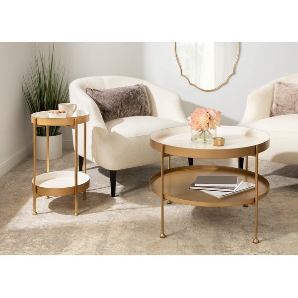 Kate and Laurel Nira Metal Coffee Table